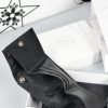 クロムハーツ CHROME HEARTS ウォレット ブラックヘビーレザー クロス＆ホースシューボタン付き - 画像 (9)