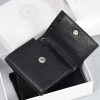 クロムハーツ CHROME HEARTS ウォレット ブラックヘビーレザー クロス＆ホースシューボタン付き - 画像 (8)