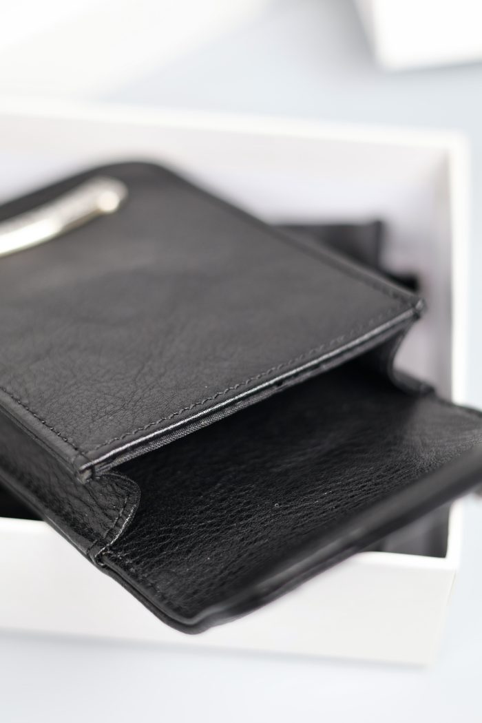 クロムハーツ CHROME HEARTS ダガー ベルトポーチ シガレットケース ブラックレザー - 画像 (6)