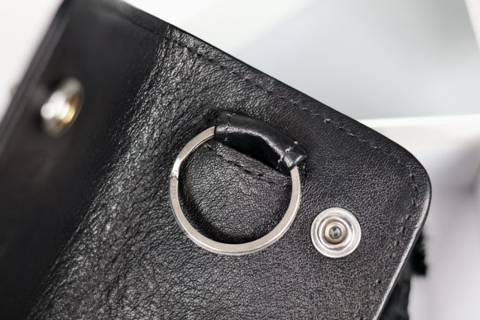 クロムハーツ CHROME HEARTS デストロイレザーキーケース ブラック キーホルダー - 画像 (7)