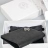 クロムハーツ CHROME HEARTS フィリグリー シルバー925 パスポートケース ブラックレザー - 画像 (7)
