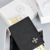 クロムハーツ CHROME HEARTS フィリグリー シルバー925 パスポートケース ブラックレザー - 画像 (5)