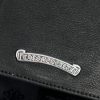 クロムハーツ CHROME HEARTS フィリグリー シルバー925 パスポートケース ブラックレザー - 画像 (6)