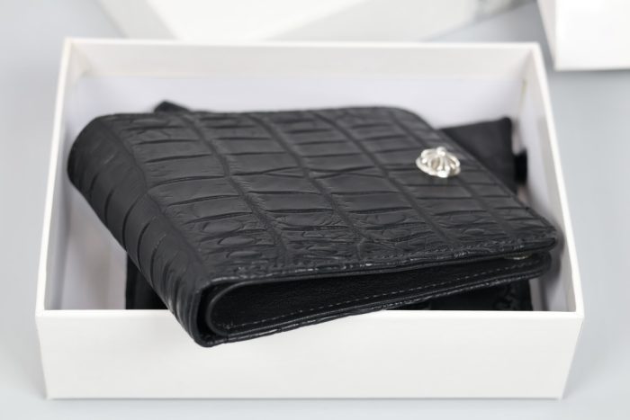 クロムハーツ Chrome Hearts 1スナップアリゲーターレザーウォレット クロスボールボタン付き - 画像 (3)