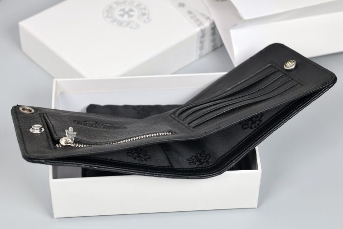 クロムハーツ Chrome Hearts 1スナップアリゲーターレザーウォレット クロスボールボタン付き - 画像 (5)