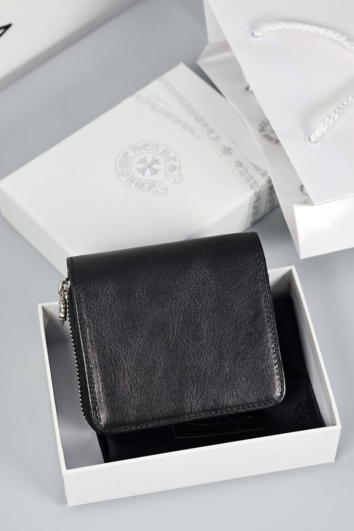クロムハーツ CHROME HEARTS スクエアジップ ビルウォレット コンパクト二つ折り財布 - 画像 (6)