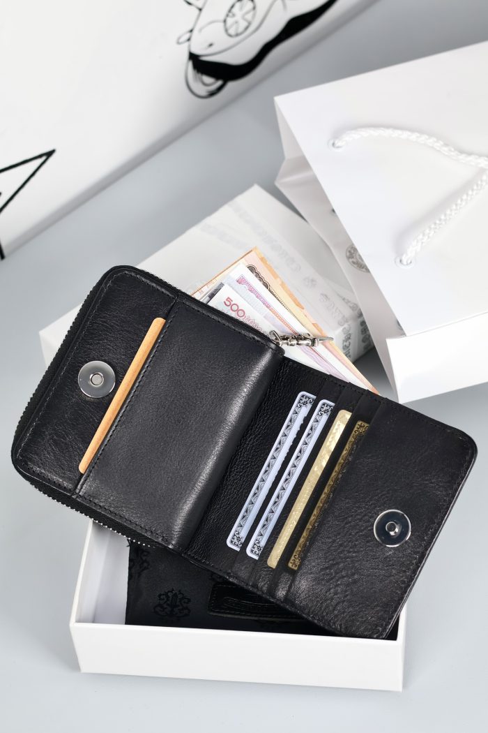 クロムハーツ CHROME HEARTS スクエアジップ ビルウォレット コンパクト二つ折り財布 - 画像 (5)