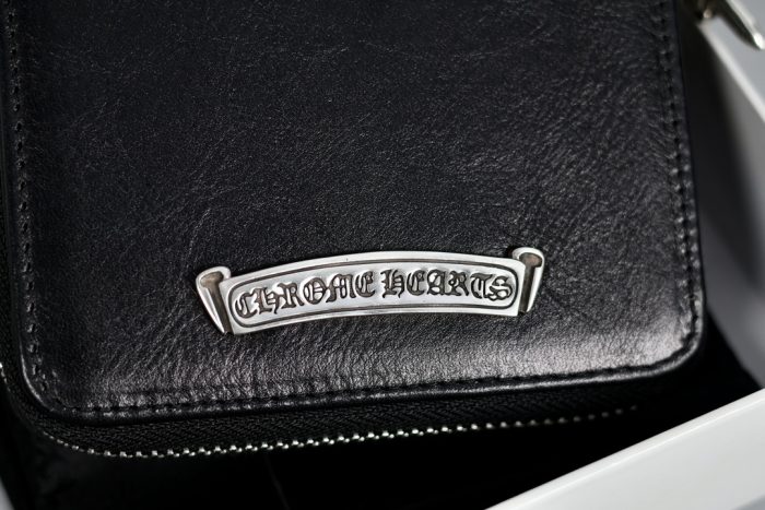 クロムハーツ CHROME HEARTS スクエアジップ ビルウォレット コンパクト二つ折り財布 - 画像 (8)