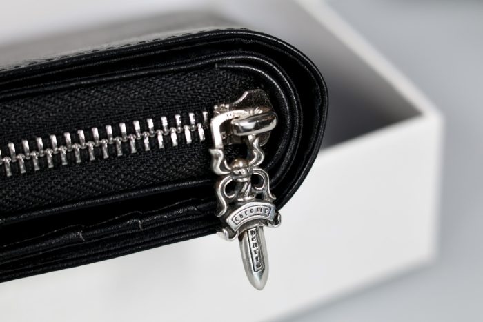 クロムハーツ CHROME HEARTS スクエアジップ ビルウォレット コンパクト二つ折り財布 - 画像 (9)