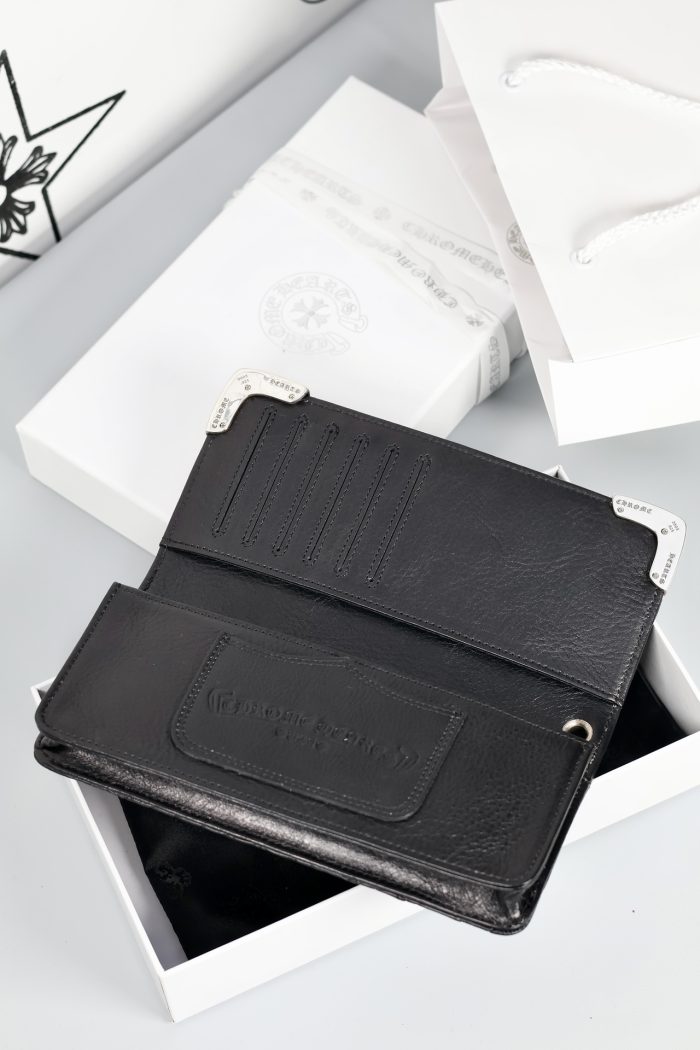 クロムハーツ Chrome Hearts LNG SNGL FLD TIPS ALG シングルフォールド アリゲーターレザーウォレット 高級感あふれるデザイン - 画像 (7)