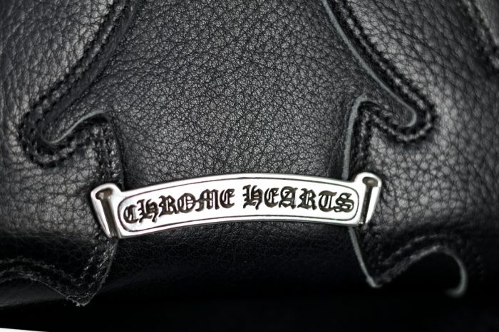 クロムハーツ Chrome Hearts REC F ZIP ダブルフレアニー ラウンドファスナー長財布 ブラックレザー シルバー925 - 画像 (9)