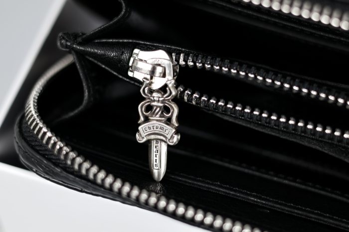 クロムハーツ CHROME HEARTS アリゲーター ラウンドファスナー レックウォレット フィリグリープラス＆クロスパッチ - 画像 (5)