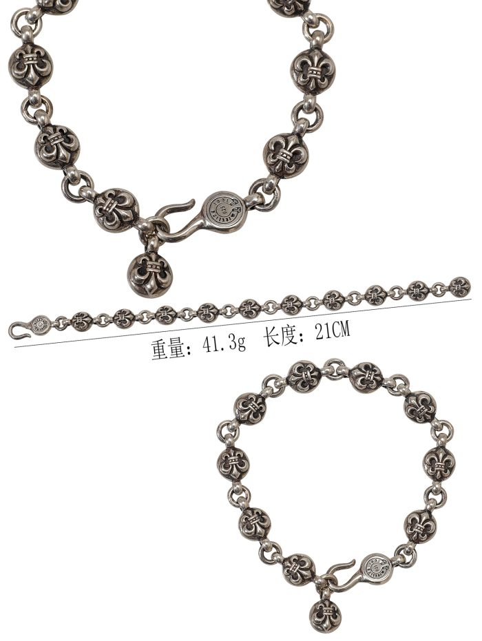 クロムハーツ CHROME HEARTS BSフレアボールブレスレット シルバー925 - 画像 (9)