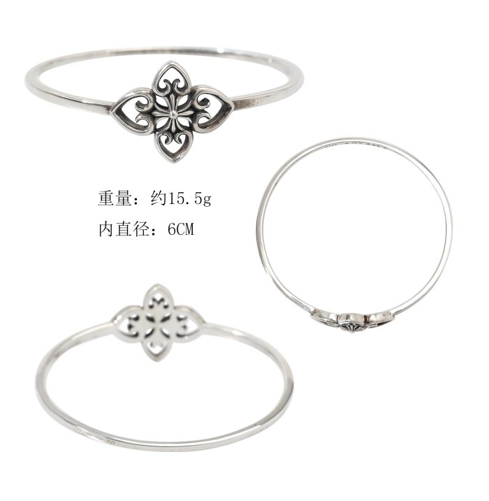 クロムハーツ CHROME HEARTS フィリグリーハートバングル ケイトハドソン愛用 ブレスレット - 画像 (10)