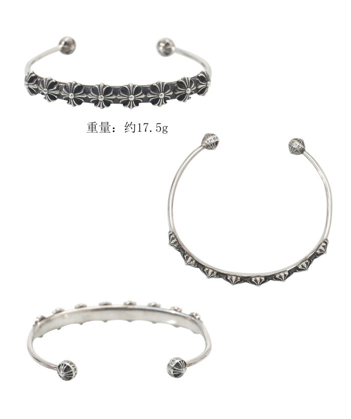 クロムハーツ CHROME HEARTS CHプラス スキニーマルチバングル シルバーエレガンス - 画像 (10)