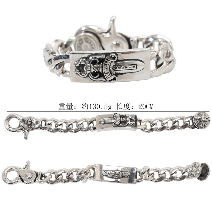 クロムハーツ CHROME HEARTS ダガークリップブレスレット シルバーアクセサリー - 画像 (10)