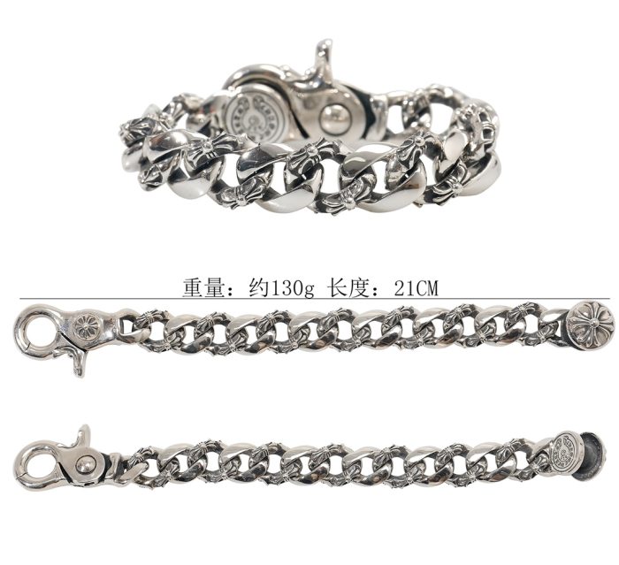 クロムハーツ CHROME HEARTS ファンシーチェーンクリップブレスレット - 画像 (10)