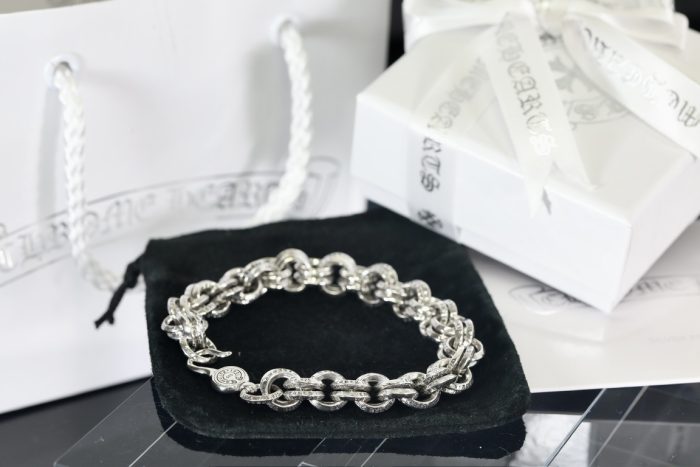 クロムハーツ Chrome Hearts 2 DOUBLE B RING ダブルBリング シルバー ブレスレット - 画像 (10)