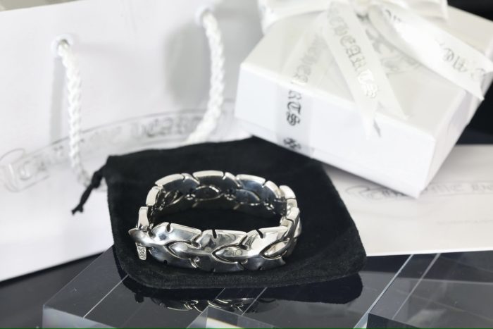クロムハーツ CHROMEHEARTS ミディアム フレアニーリンクブレスレット 11リンク - 画像 (11)