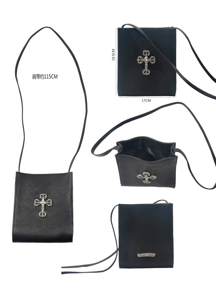 クロムハーツ SQ PKT FILIGREE CRS スクエアポケット フィリグリークロス ショルダーバッグ - 画像 (7)