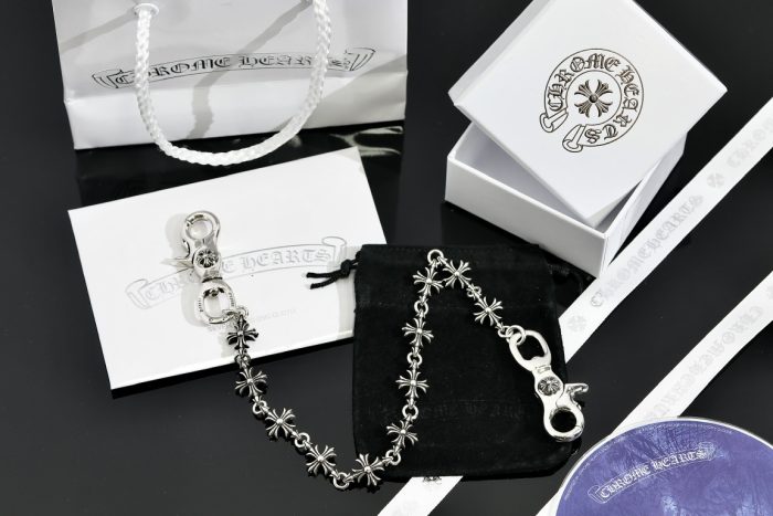クロムハーツ CHROME HEARTS 11CHプラス 2クリップ ショートウォレットチェーン シルバー - 画像 (9)