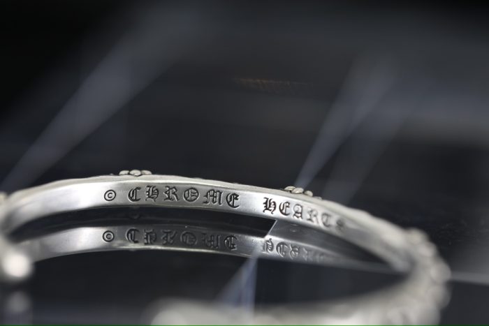 クロムハーツ CHROME HEARTS SBTバンドバングル クロススクロール シルバー925 - 画像 (8)