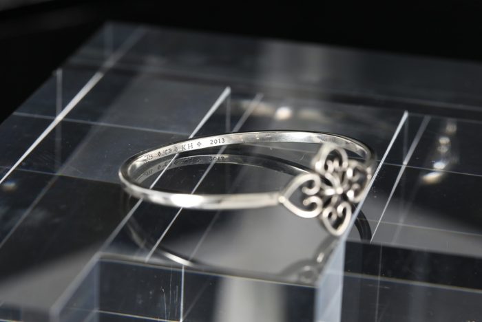 クロムハーツ CHROME HEARTS フィリグリーハートバングル ケイトハドソン愛用 ブレスレット - 画像 (2)