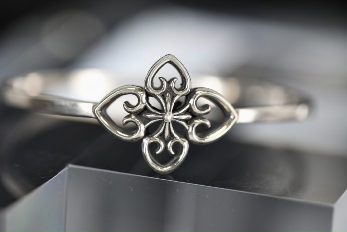 クロムハーツ CHROME HEARTS フィリグリーハートバングル ケイトハドソン愛用 ブレスレット - 画像 (4)
