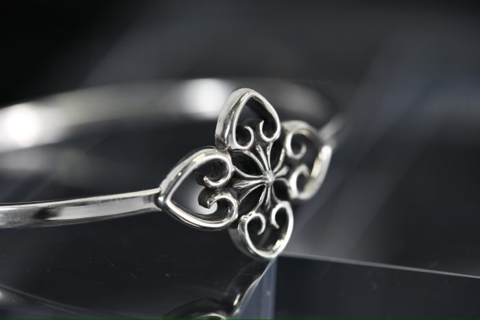 クロムハーツ CHROME HEARTS フィリグリーハートバングル ケイトハドソン愛用 ブレスレット - 画像 (5)