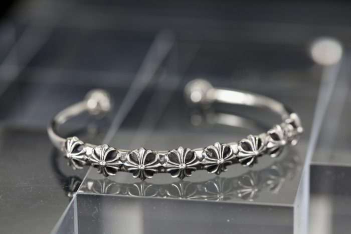クロムハーツ CHROME HEARTS CHプラス スキニーマルチバングル シルバーエレガンス - 画像 (2)