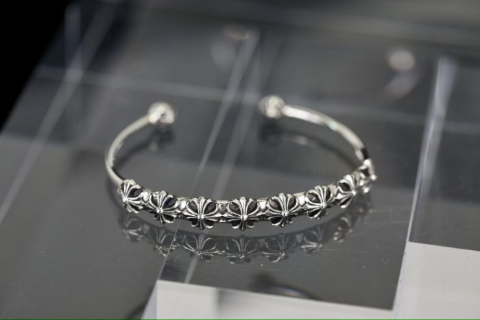 クロムハーツ CHROME HEARTS CHプラス スキニーマルチバングル シルバーエレガンス