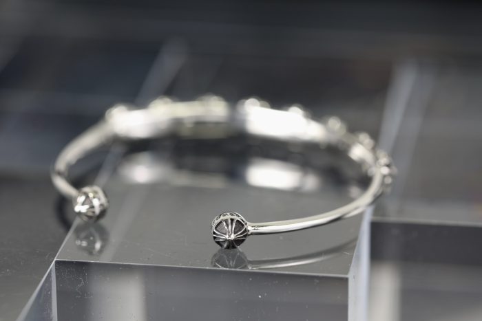 クロムハーツ CHROME HEARTS CHプラス スキニーマルチバングル シルバーエレガンス - 画像 (4)