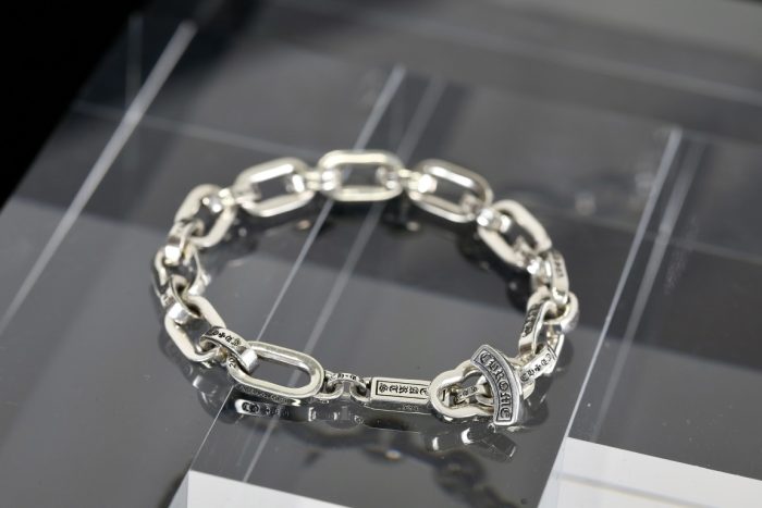 クロムハーツ CHROME HEARTS ペーパーEチェーン シルバーブレスレット