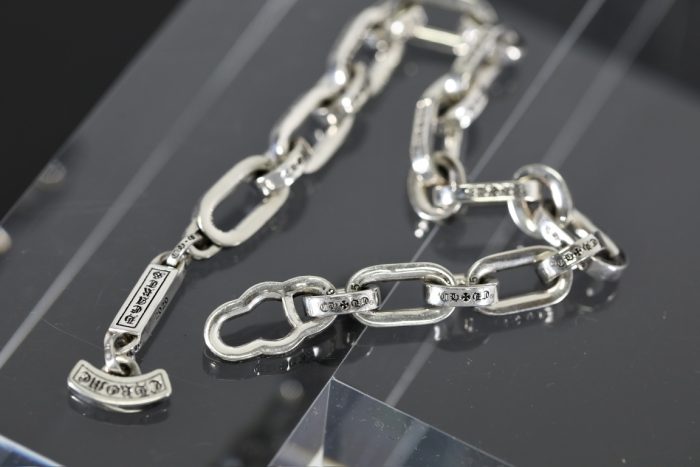 クロムハーツ CHROME HEARTS ペーパーEチェーン シルバーブレスレット - 画像 (7)
