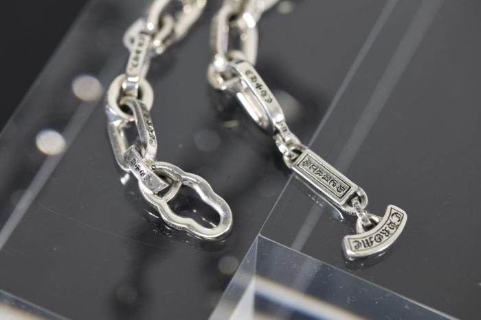 クロムハーツ CHROME HEARTS ペーパーEチェーン シルバーブレスレット - 画像 (8)