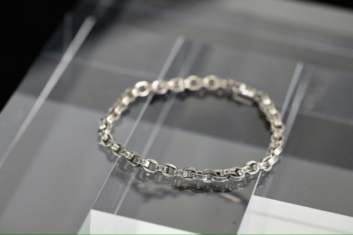 クロムハーツ CHROME HEARTS ペーパーチェーン シルバーブレスレット 925 - 画像 (3)