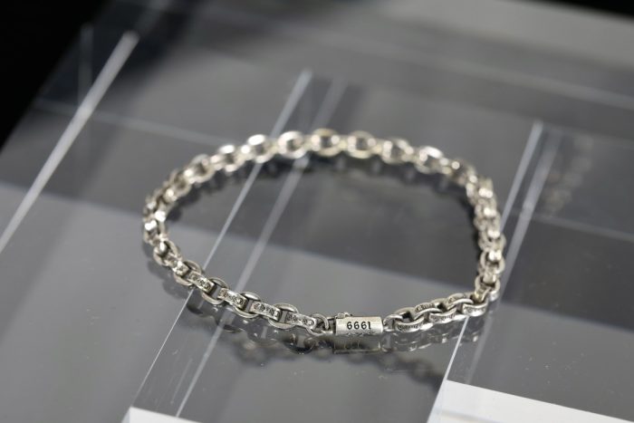 クロムハーツ CHROME HEARTS ペーパーチェーン シルバーブレスレット 925