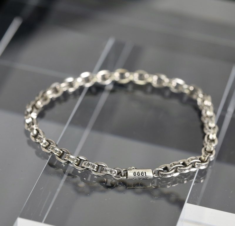 クロムハーツ CHROME HEARTS ペーパーチェーン シルバーブレスレット 925