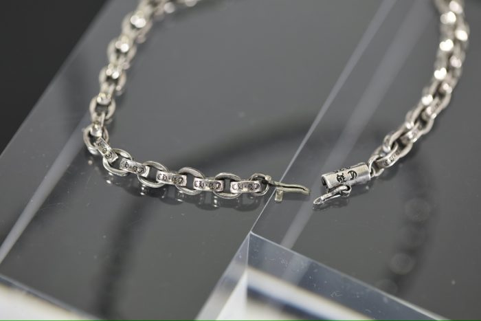 クロムハーツ CHROME HEARTS ペーパーチェーン シルバーブレスレット 925 - 画像 (5)