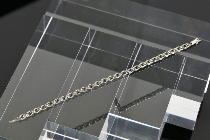 クロムハーツ CHROME HEARTS ペーパーチェーン シルバーブレスレット 925 - 画像 (6)