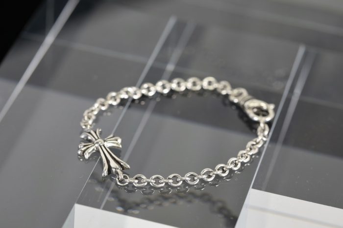 クロムハーツ CHROME HEARTS タイニーCHクロス ネックチェーン ブレスレット シルバー925
