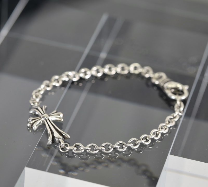 クロムハーツ CHROME HEARTS タイニーCHクロス ネックチェーン ブレスレット シルバー925