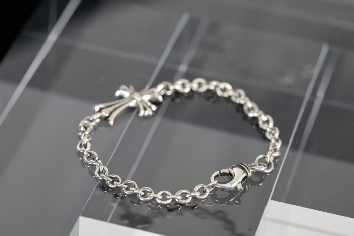 クロムハーツ CHROME HEARTS タイニーCHクロス ネックチェーン ブレスレット シルバー925 - 画像 (2)