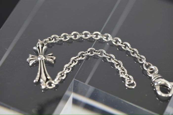 クロムハーツ CHROME HEARTS タイニーCHクロス ネックチェーン ブレスレット シルバー925 - 画像 (3)
