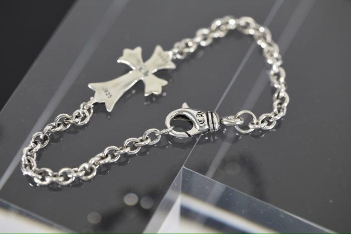 クロムハーツ CHROME HEARTS タイニーCHクロス ネックチェーン ブレスレット シルバー925 - 画像 (5)