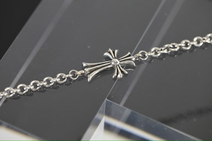 クロムハーツ CHROME HEARTS タイニーCHクロス ネックチェーン ブレスレット シルバー925 - 画像 (8)
