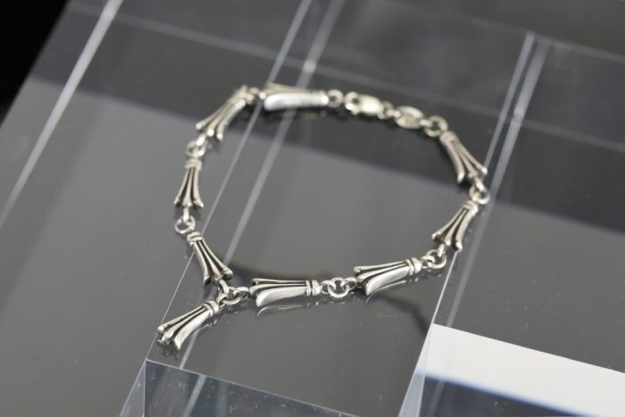 クロムハーツ CHROME HEARTS クロステイルリンクブレスレット CRSSTL LNK シルバー