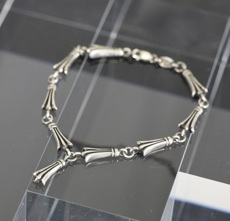 クロムハーツ CHROME HEARTS クロステイルリンクブレスレット CRSSTL LNK シルバー