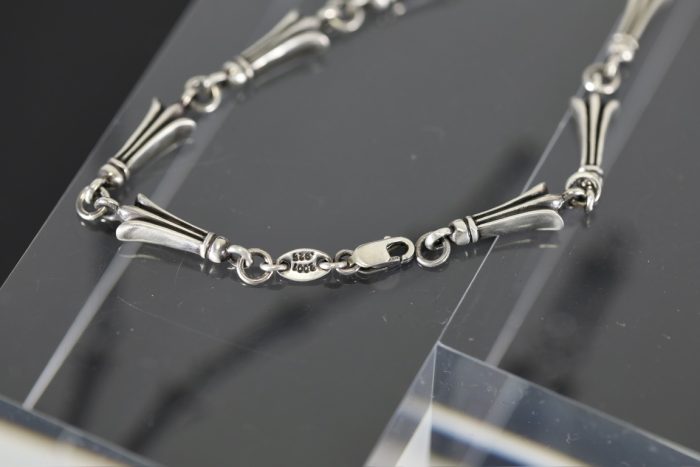 クロムハーツ CHROME HEARTS クロステイルリンクブレスレット CRSSTL LNK シルバー - 画像 (6)
