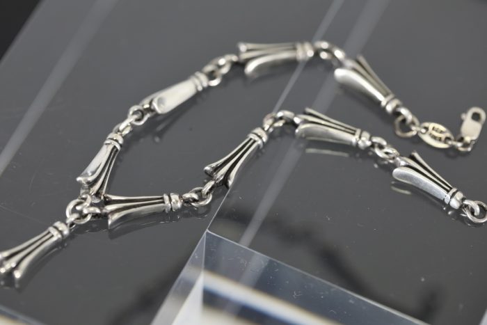 クロムハーツ CHROME HEARTS クロステイルリンクブレスレット CRSSTL LNK シルバー - 画像 (8)